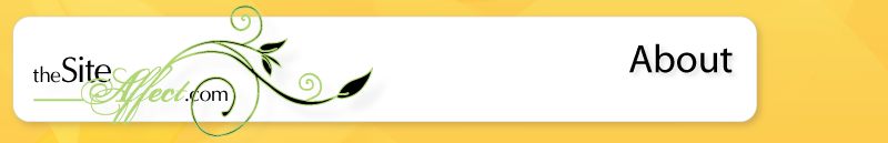 The About page header and the Site Affect.com logo, click to go ack to home page